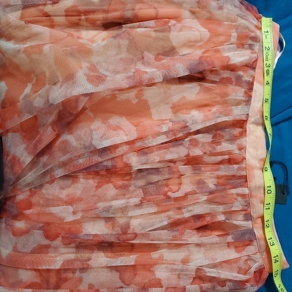 PINK Abstract Floral Maxi Elegant Skirt Size : M - Picture 3 of 4